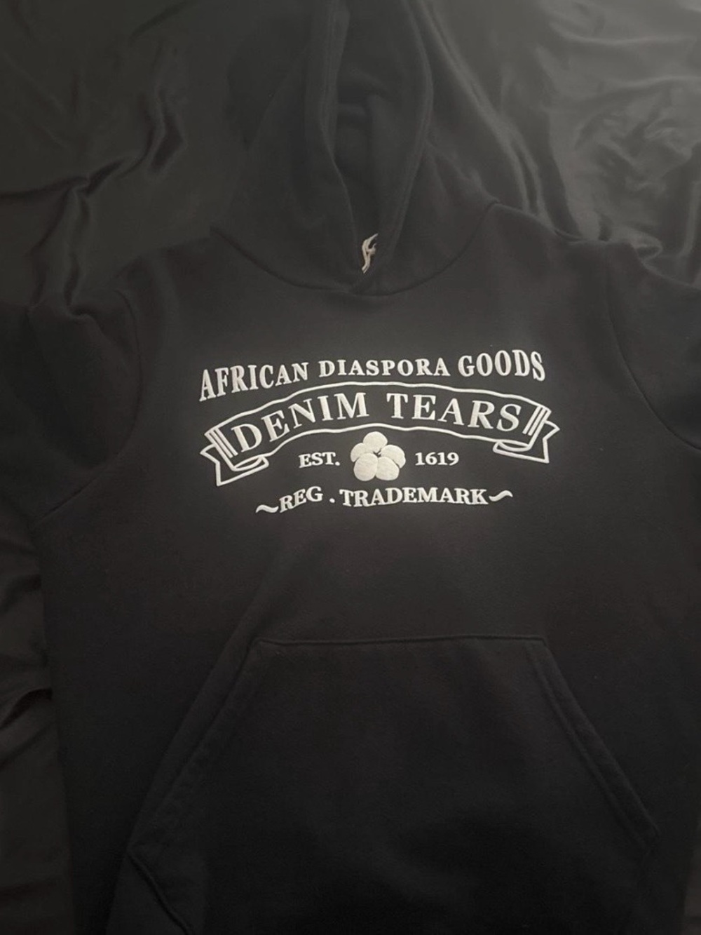 African Diaspora Goods Denim tears hoodie size medium